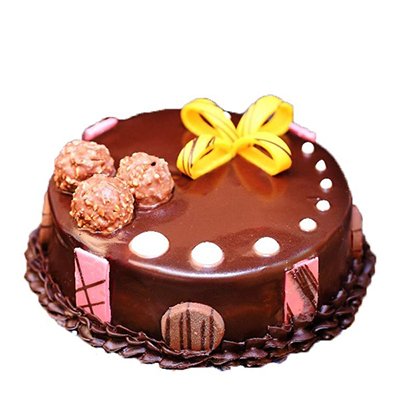 "Ferrero Rocher Ice Cream Cake - 1kg (Cream Stone) - Click here to View more details about this Product